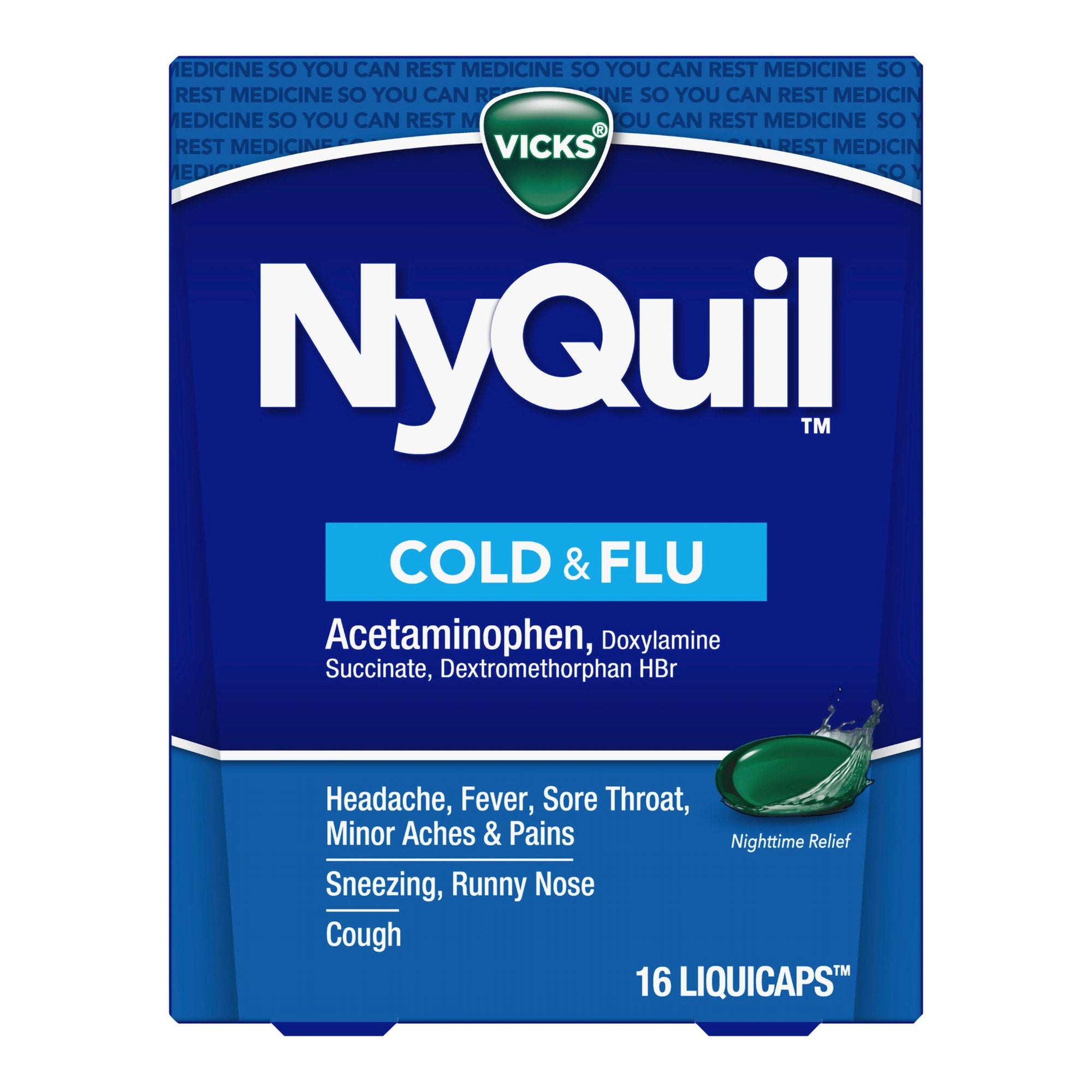 Procter & Gamble Vicks NyQuil Cold & Flu LiquiCaps