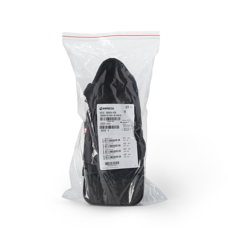 Breg Post-Op Shoe Medium Unisex Black 