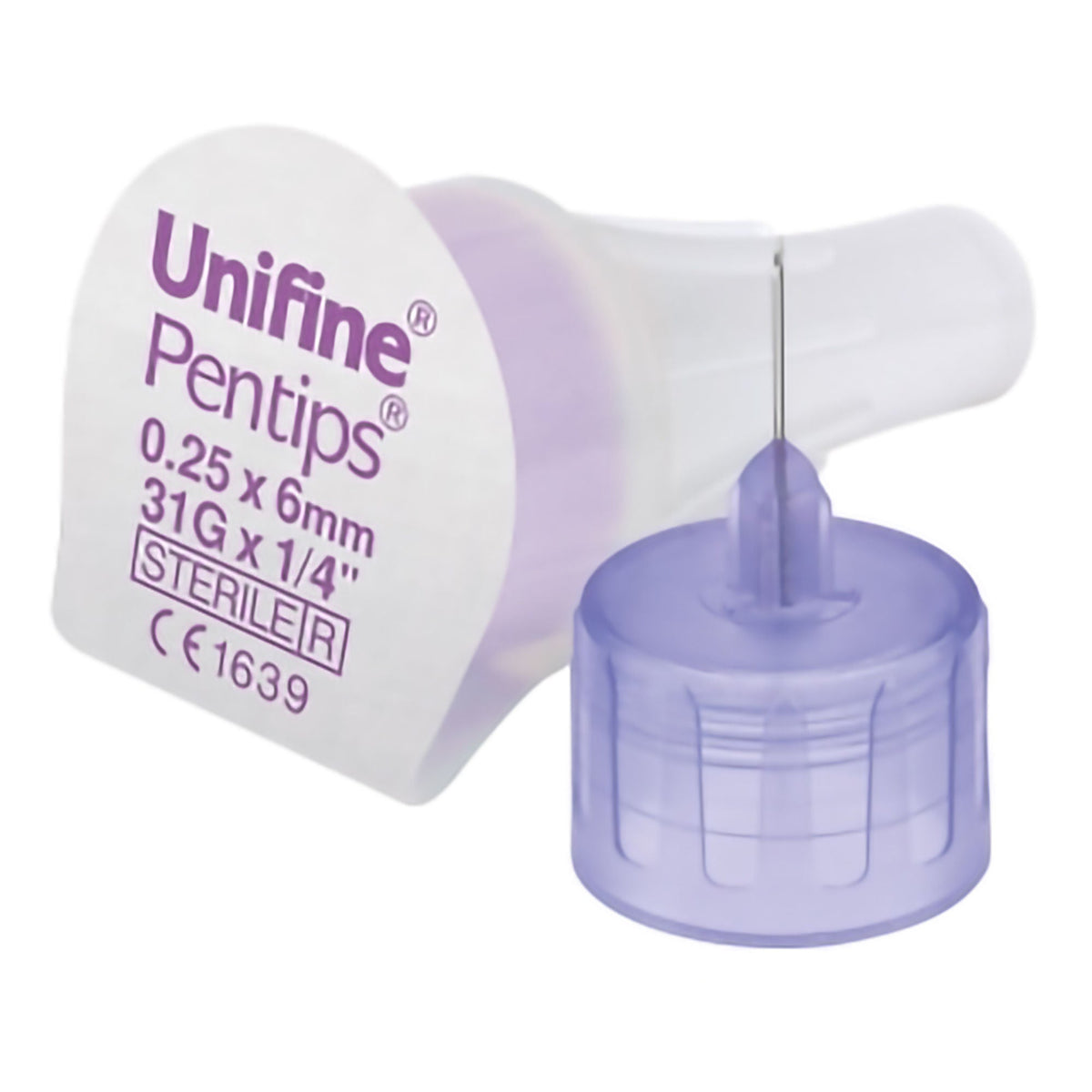 Unifine Pentips Standard Insulin Pen Needle, 31 Gauge, 6-millimeter (Box of 100)