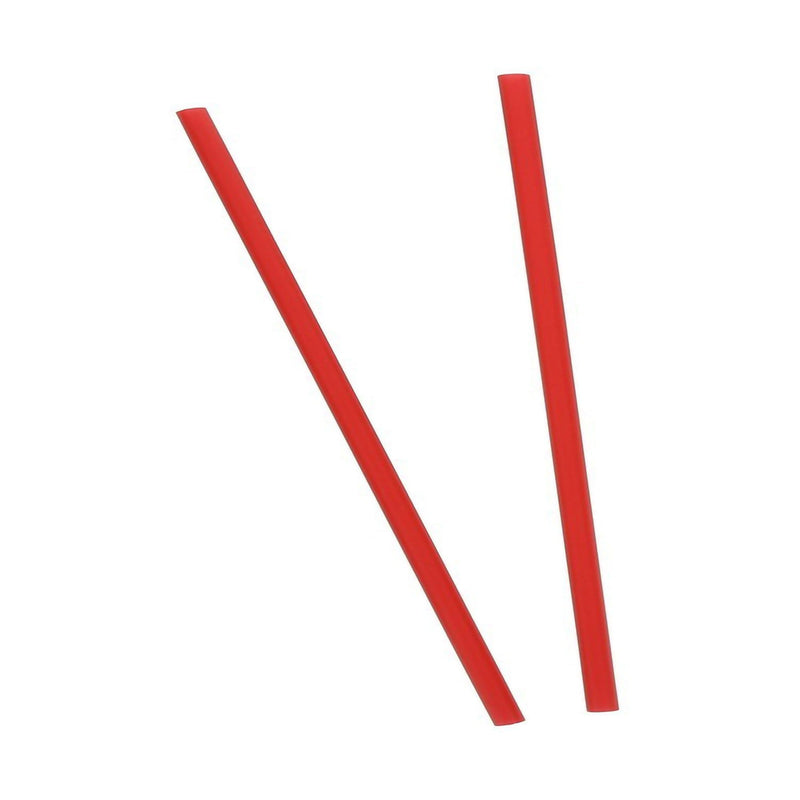 Red Jumbo Straw, 10.25-inch-long (Case of 4 Boxes) 