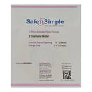 Ostomy Barrier Precut, Extended Wear Adhesive Tape Collar 57 mm Flange Red Code System 1-1/8 Inch Opening 5 X 5 Inch (5/BX)