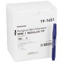 McKesson Skin Marker, Prep-Resistant Gentian Violet Ink, Regular Tip, Mini Size (Box of 100)