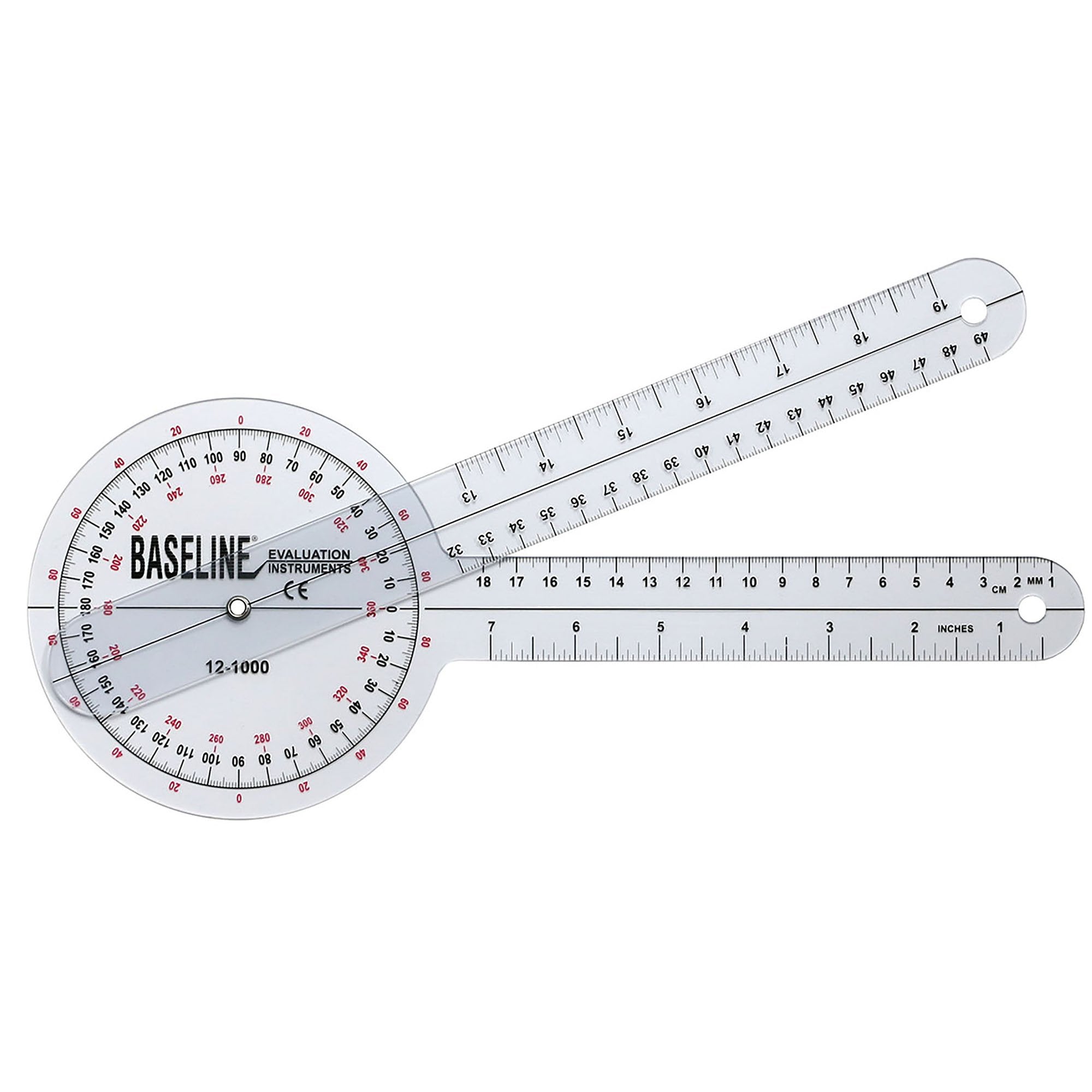 Fabrication Enterprises Baseline Goniometer, 12 Inch Arms 