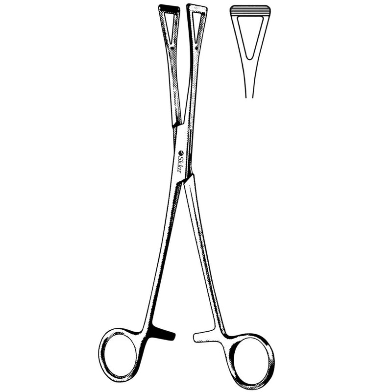 Sklar Scheibe Organ Seizing Forceps 8" - 36-2516