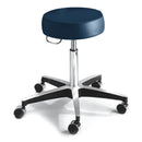 McKesson Round Pneumatic Exam Stool, Blue, without Backrest (Each)
