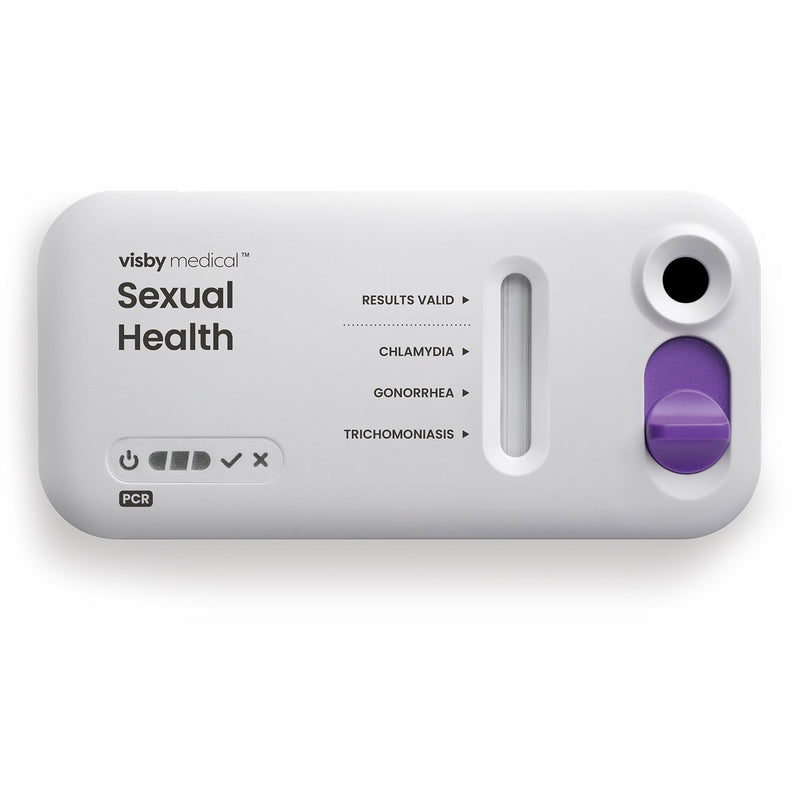 Sexual Health Test Kit Visby Medical Chlamydia Trachomatis / Neisseria Gonorrhoeae / Trichomonas Vaginalis 20 Tests CLIA Waived (20/CS)