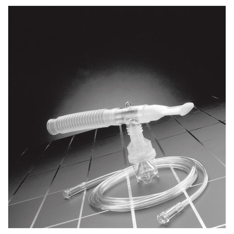Handheld Nebulizer Kit Salter Labs 8900 Series Small Volume Medication Cup Adult / Pediatric Mouthpiece Delivery 