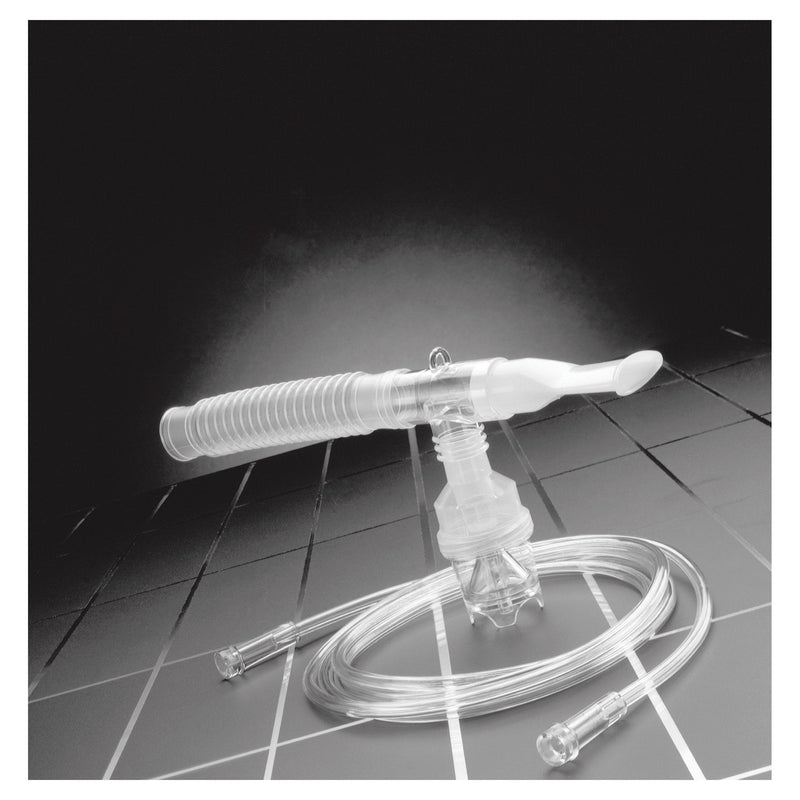Handheld Nebulizer Kit Salter Labs 8900 Series Small Volume Medication Cup Adult / Pediatric Mouthpiece Delivery 