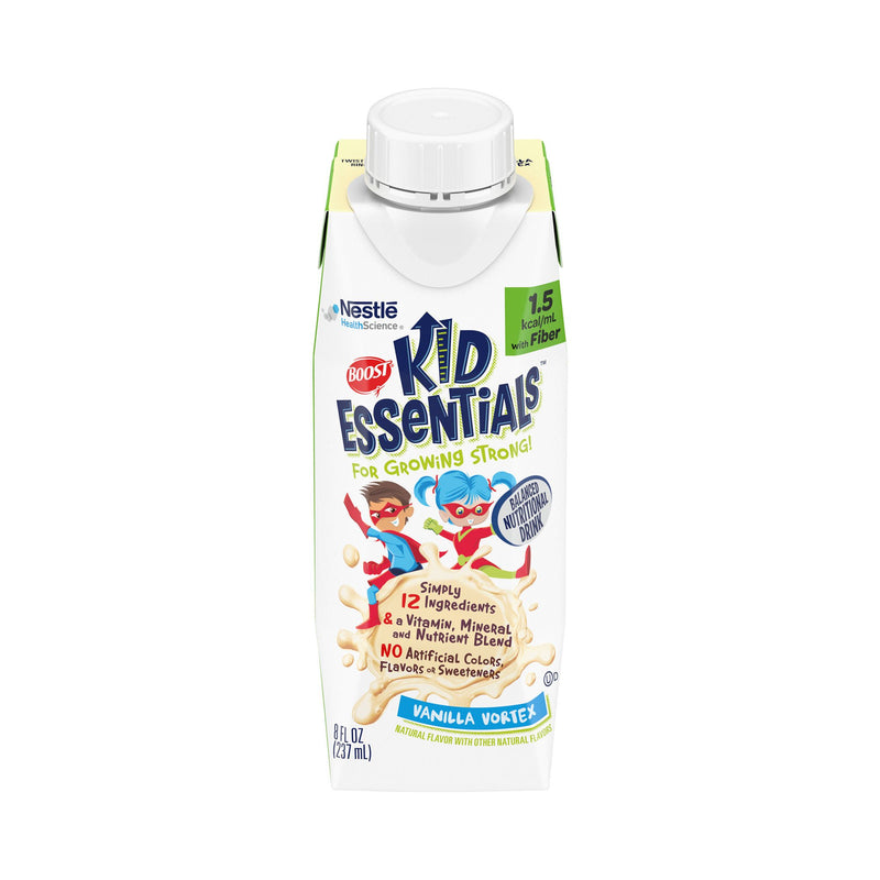 Boost Kid Essentials 1.5 w/ Fiber Balanced Nutritional Drink, Vanilla, 8-oz. (Case of 24)
