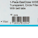 SenSura Mio Convex One-Piece Drainable Transparent Filtered Ostomy Pouch, 11 Inch Length, 3/8 to 1-11/16 Inch Stoma (10/EA)