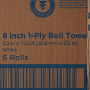 Georgia-Pacific Consumer Products LP enMotion Touchless White Paper Towel, 8-1/5 Inch x 700 Foot (6/CS) 