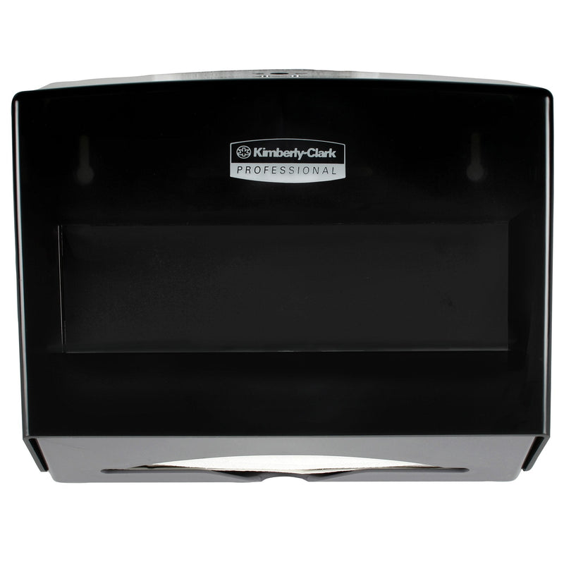 Kimberly Clark Paper Towel Dispenser K-C PROFESSIONAL SCOTTFOLD Smoke Plastic Manual Pull Wall Mount 