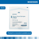 McKesson Sterile Gauze Sponge, 4 x 4 Inch, 8-Ply (Case of 1200)