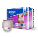 Attends Discreet Women's Underwear, Level 5, Medium (Case of 80)