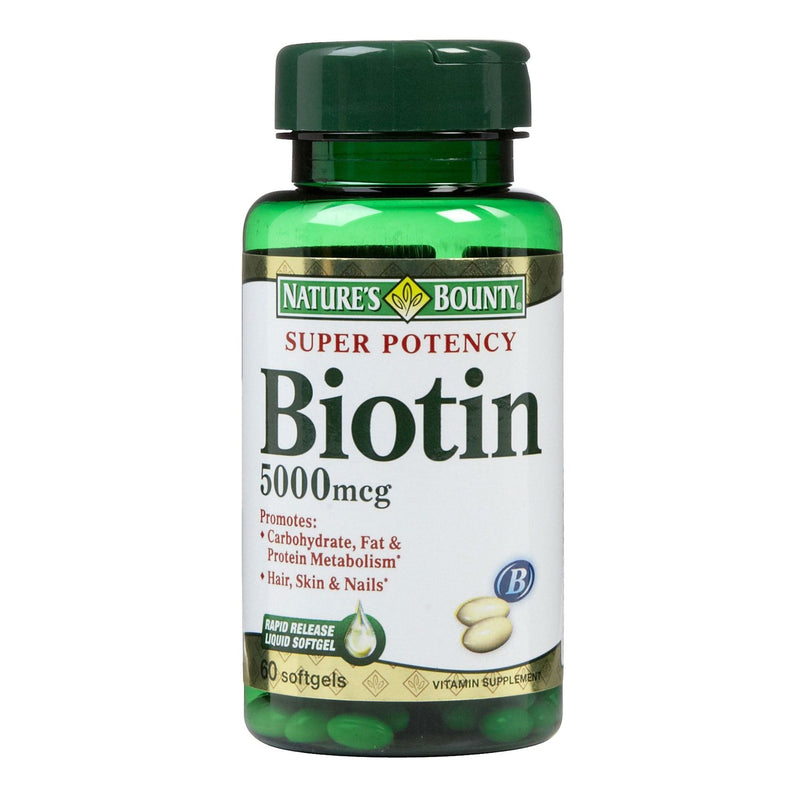 US Nutrition Nature's Bounty Vitamin B-7 Biotin Supplement 