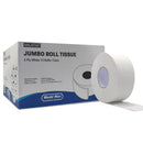 Toilet Tissue Medd Max White 2-Ply Jumbo Size Cored Roll Continuous Sheet 3-1/2 Inch X 1000 Foot (12/CS)