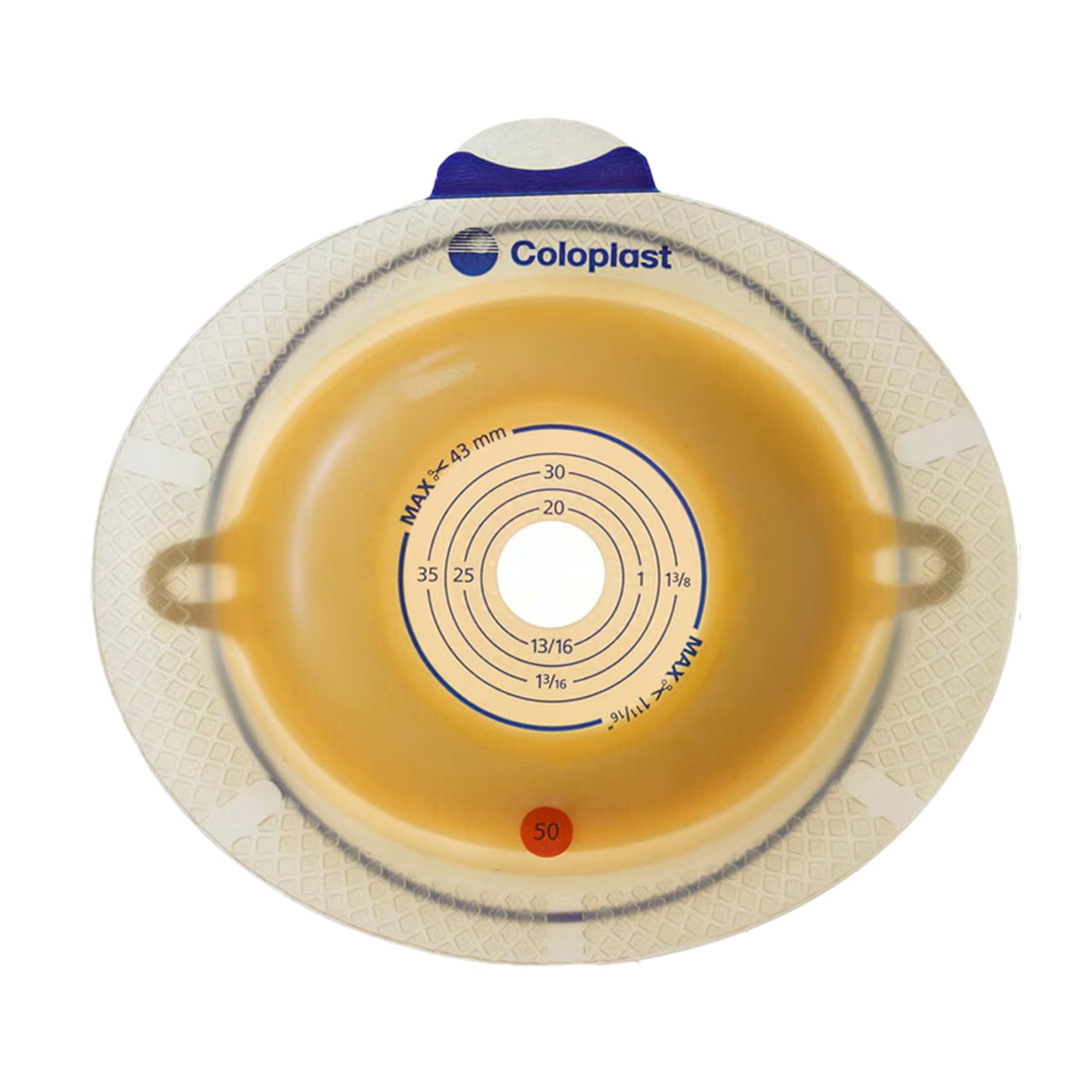 Coloplast SenSura Convex Light Flex Ostomy Barrier Trim to fit 15 – 33mm, Red Match (5/BX) 
