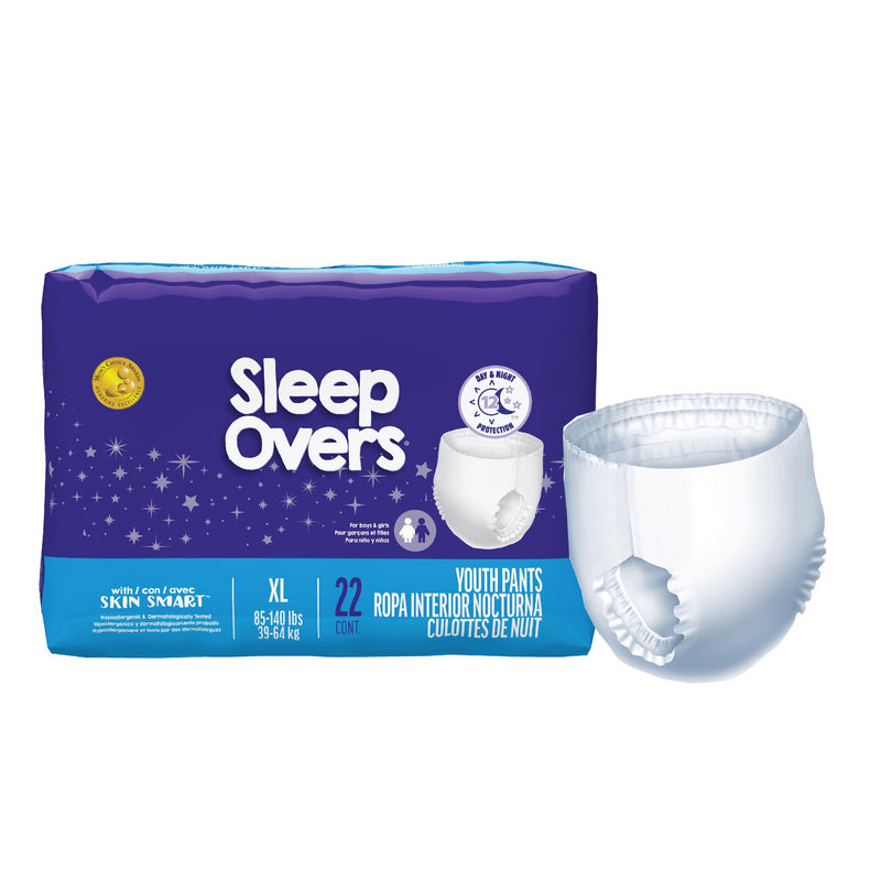 Cuties Sleep Overs Absorbent Underwear, Extra Large (Case of 88)