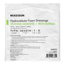 McKesson Hydrocellular Foam Dressing with Border Silicone Adhesive, Sacral (Case of 50)