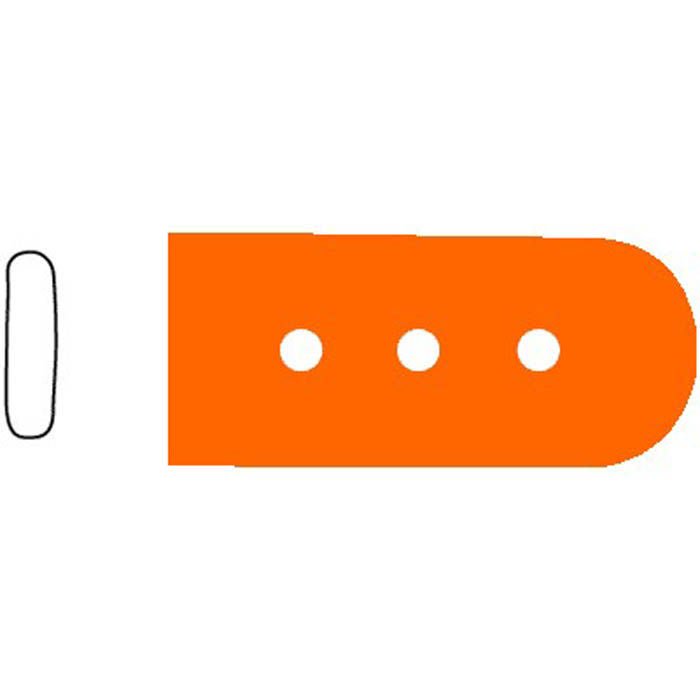 Instrument Tip Protector SklarTip 1/16 X 3/8 X 1 Inch, 10 X 3 mm, Orange, Vented Tip (Carton of 12)