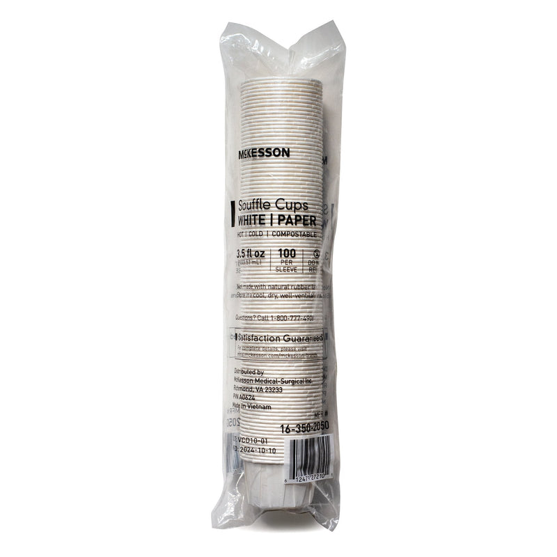 McKesson Brand McKesson White Paper Soufflé Cup, 3.5-ounce Capacity (5000/CS) 