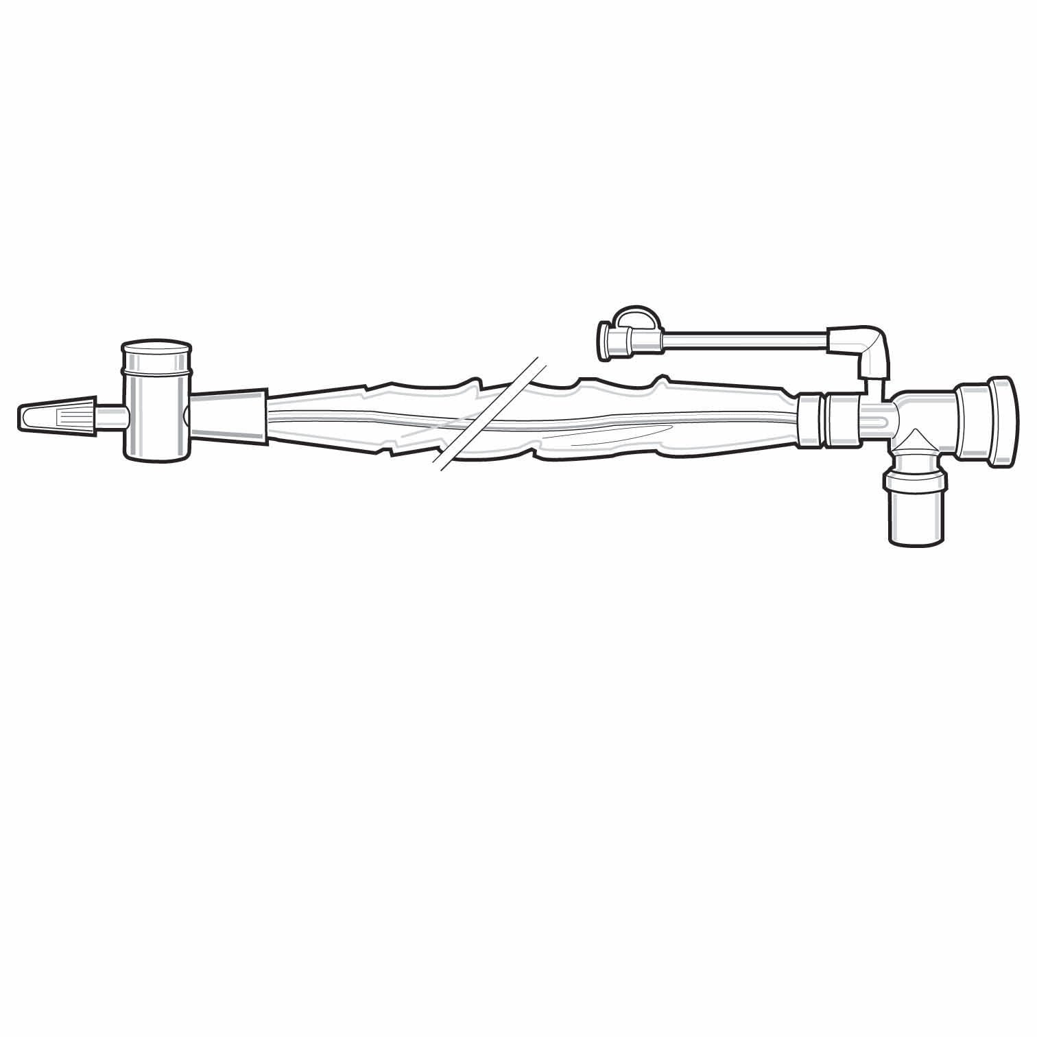 SUCTION SYSTEM CLOSED ADULT14FR DBL SWIVEL GRN 20/CS