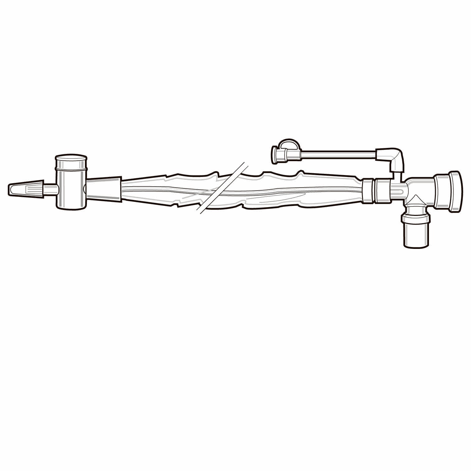 SUCTION SYSTEM CLOSED ADULT14FR DBL SWIVEL GRN 20/CS
