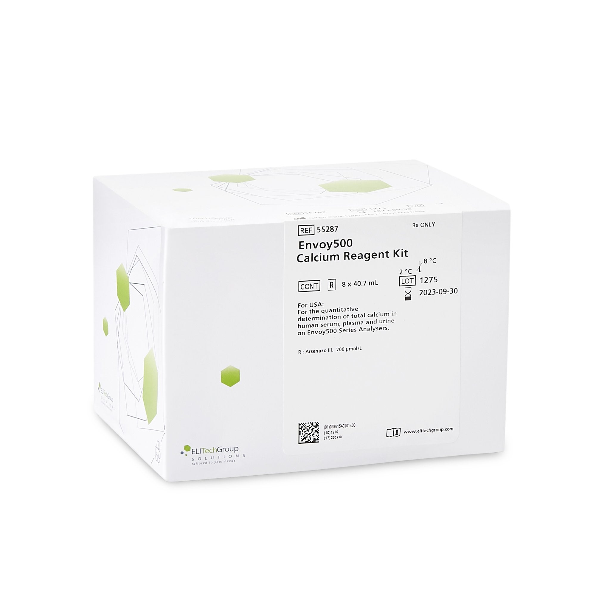 Clinical Diagnostic Solutions Envoy 500 Reagent for Envoy 500 Chemistry System, Calcium test (1000/BX) 