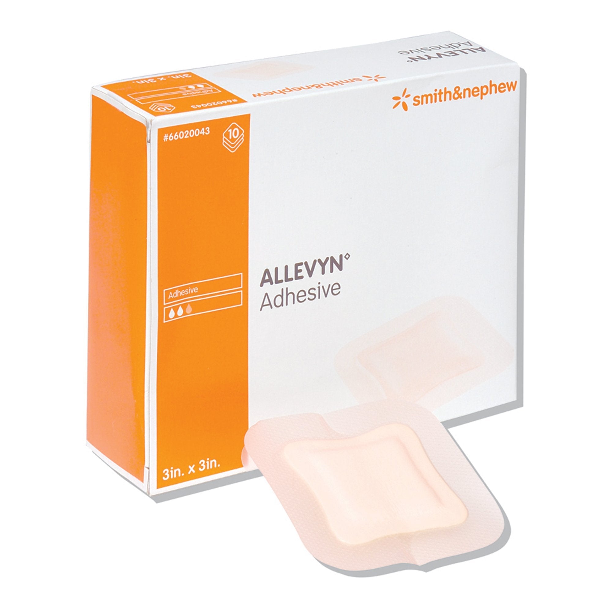 Foam Dressing Allevyn Adhesive 7 X 7 Inch With Border Film Backing Adhesive Square Sterile 