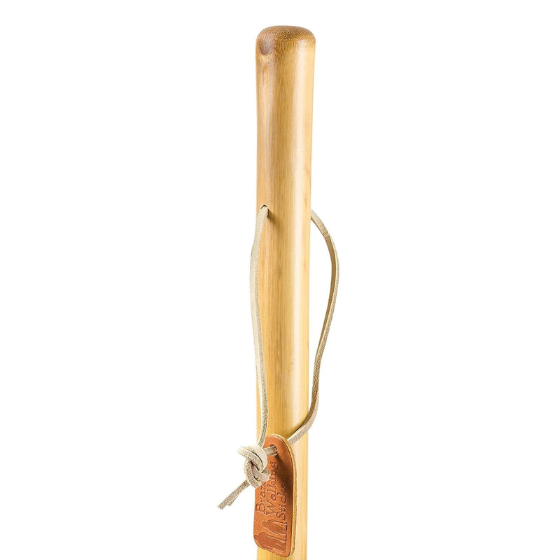 Mabis Healthcare Brazos Iron Bamboo Rustic Walking Stick, 58 Inch Height 