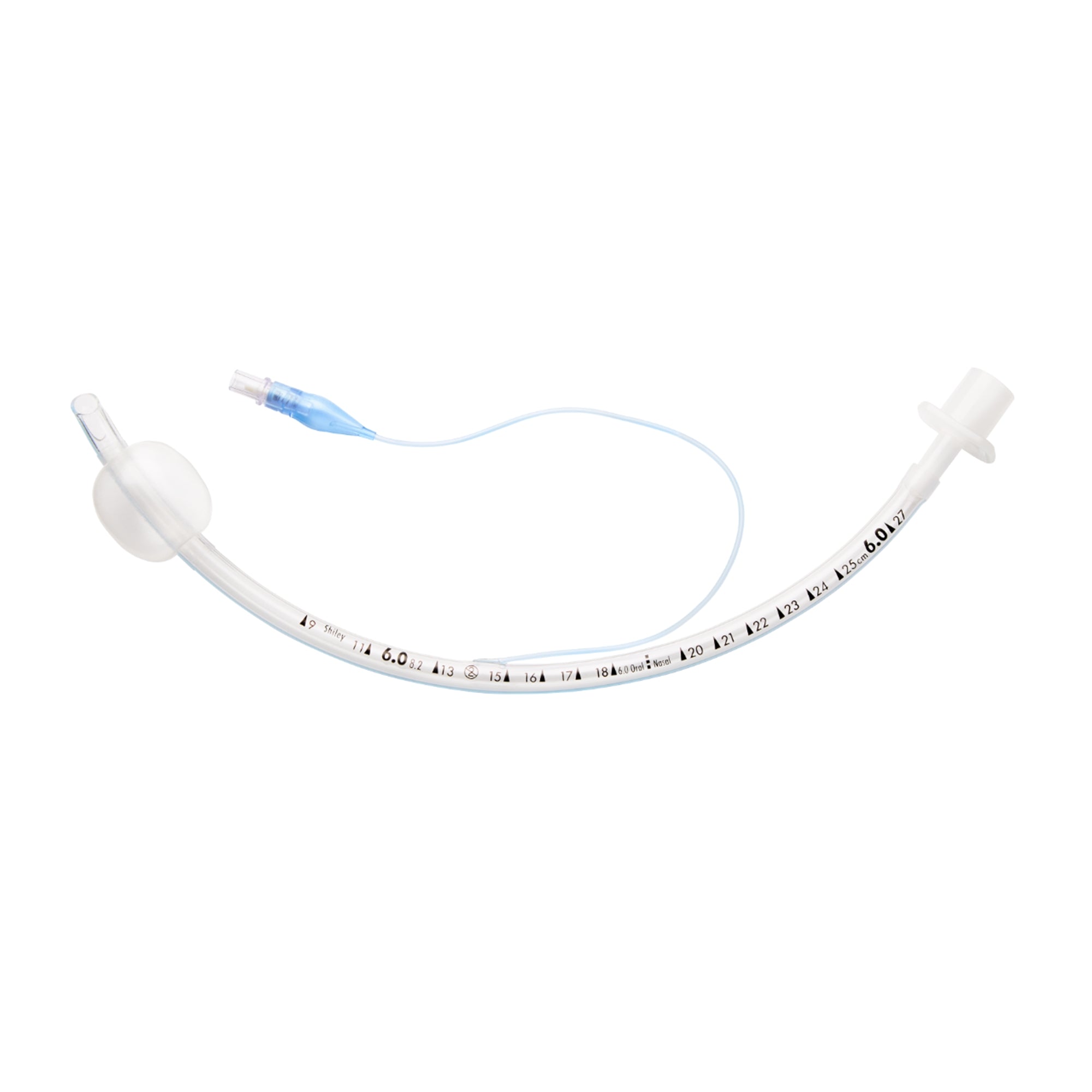 Cuffed Endotracheal Tube ShileyHi-Lo Curved 6.0 mm ID Adult Murphy Eye 