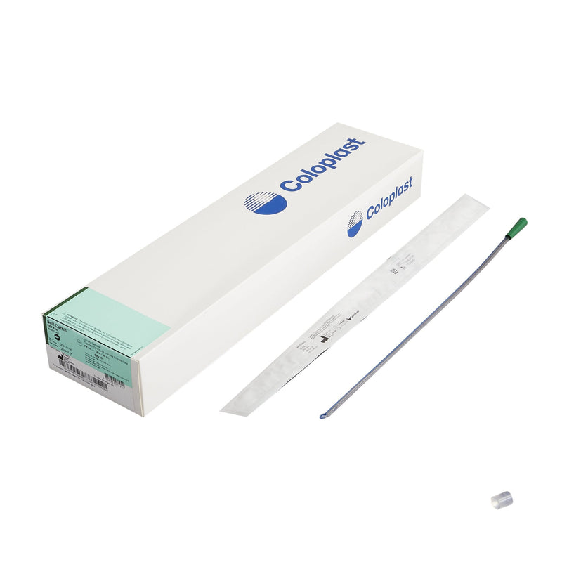 Urethral Catheter Self-Cath Coude Tip Uncoated PVC 14 Fr. 16 Inch Length 