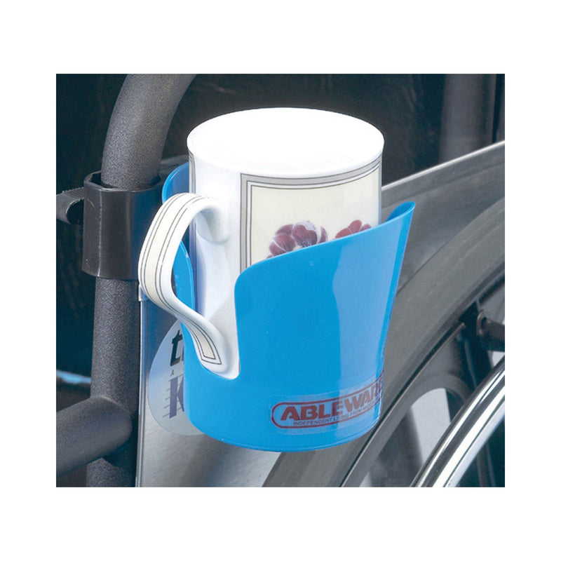 Maddak Cup Holder for Use with Wheelchair, 2.52-inch diameter x 5.98-inch height (Pack of 3)