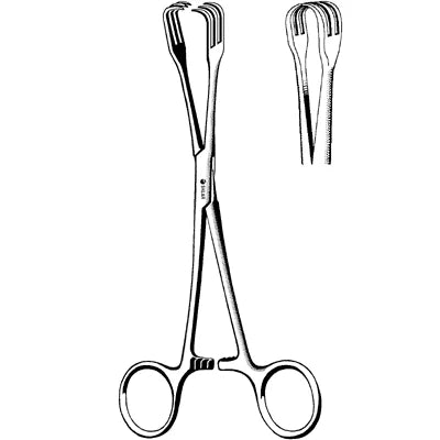 Sklar Lahey Traction Forceps - 6-1/4" - 17-3562