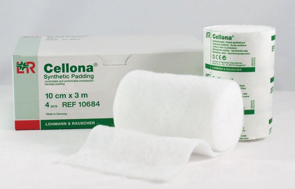 Cellona Synthetic Compression Cast Padding, 4 Inch x 3.33 Yard (Case of 40)