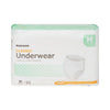 McKesson Classic Light Absorbency Incontinence Underwear, Medium (Case of 80)