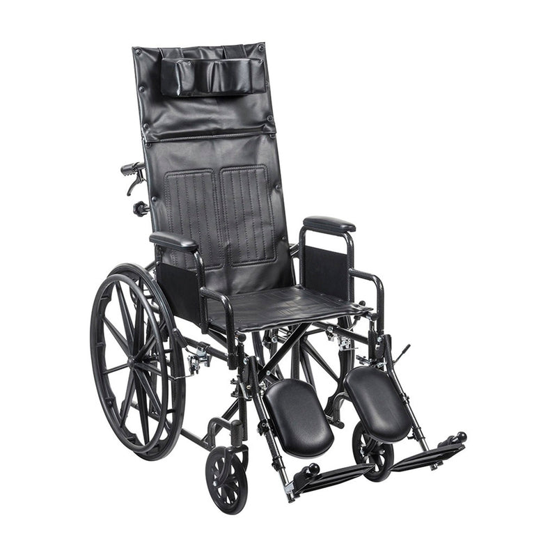 drive Silver Sport Reclining Wheelchair, 16-Inch Seat Width (Each)