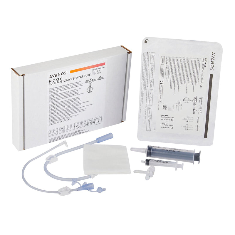 Low Profile Gastrostomy Tube Kit MIC-Key 14 Fr. 1.2 cm Tube Silicone Sterile 