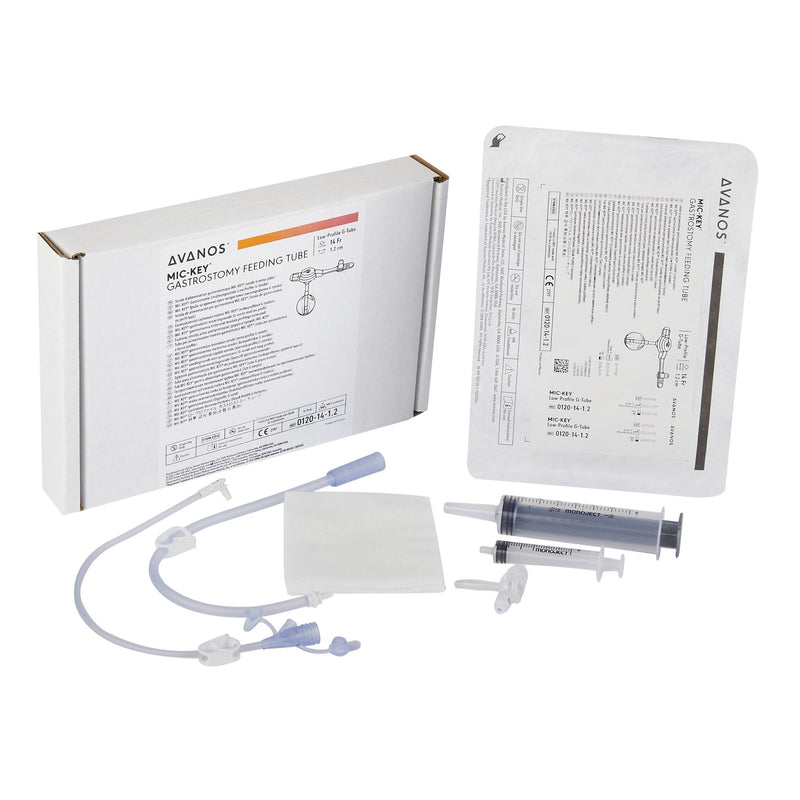 Low Profile Gastrostomy Tube Kit MIC-Key 14 Fr. 1.2 cm Tube Silicone Sterile 