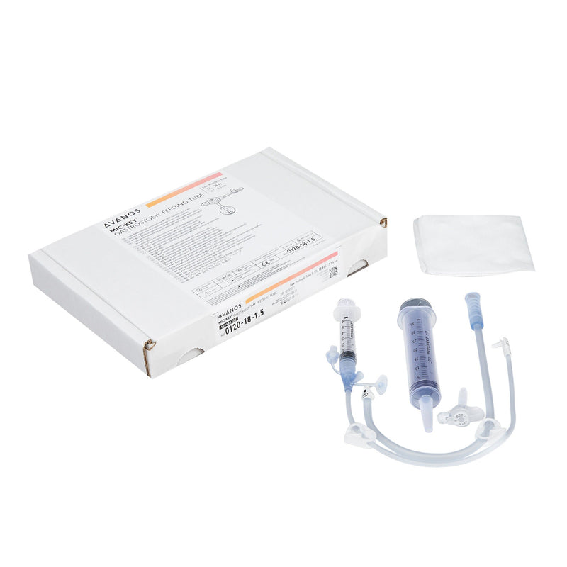 Low Profile Gastrostomy Tube Kit MIC-Key 18 Fr. 1.5 cm Tube Silicone Sterile (Each)
