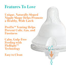 Evenflo Balance+ Wide Neck Baby Bottle, 5-ounce capacity (Case of 12 Packs)