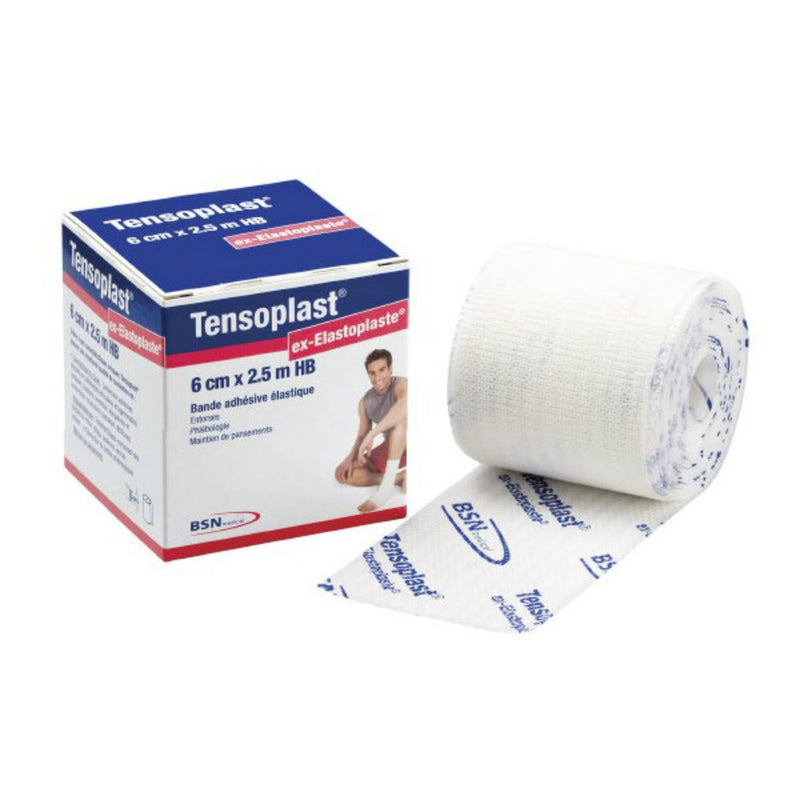 Elastic Adhesive Bandage Tensoplast 2 Inch X 5 Yard No Closure White NonSterile Medium Compression 