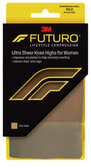 3M Futuro Energizing Compression Stockings, Knee High, 8 – 15 mmHg, Medium (Box of 12 Pairs)