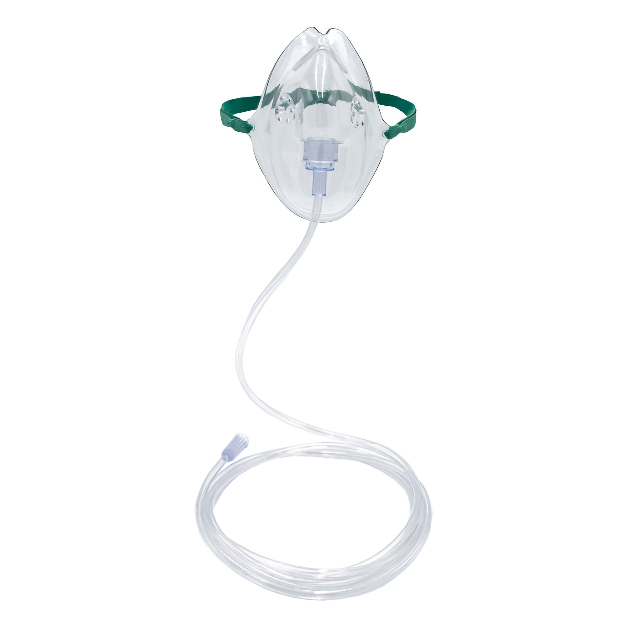 Oxygen Mask Salter Labs Elongated Style Adult One Size Fits Most Adjustable Head Strap 
