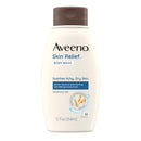 Aveeno Skin Relief Body Wash, 12 oz. Bottle (Case of 12)