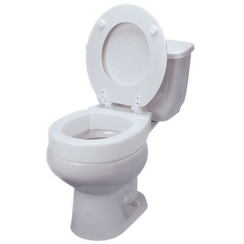 Maddak Tall-ette Toilet Seat - Standard, Hinged, White, 350 lbs. Capacity (Each)