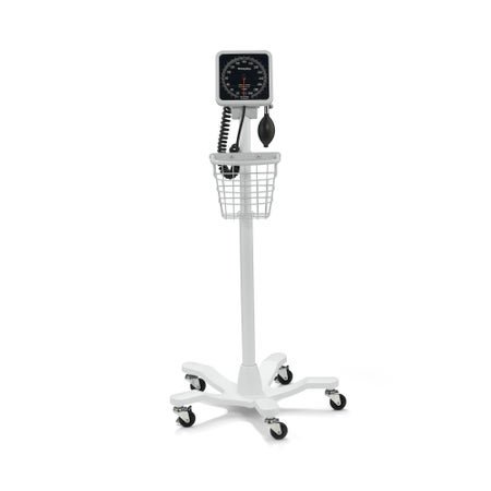 Welch Allyn 767 Mobile Aneroid Sphygmomanometer with Five-Leg Mobile Stand and Adult Cuff 