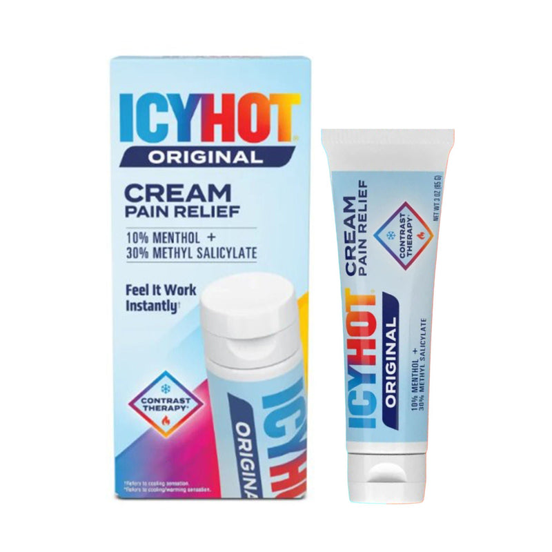 Topical Pain Relief Icy Hot 10% - 30% Strength Menthol / Methyl Salicylate Cream 1.25 oz. (Each)