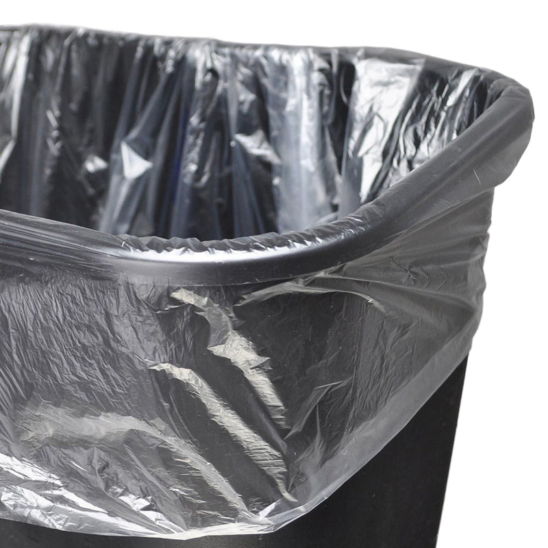 LK Plastics Trash Bag, Clear, 16-gallon Capacity (Case of 1000)