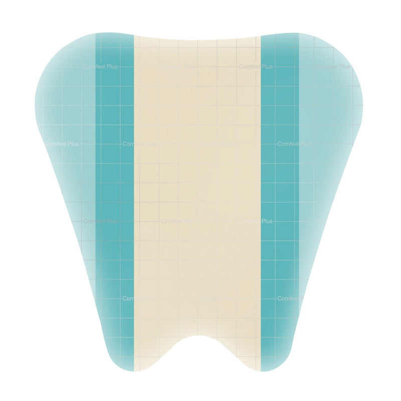 Comfeel Plus Ulcer Hydrocolloid Dressing, 7 x 8 Inch Sacral (Box of 5)
